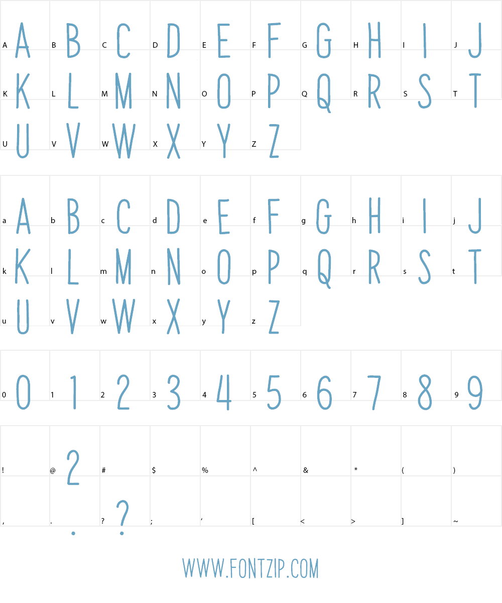 Papaya Sunrise Font Character